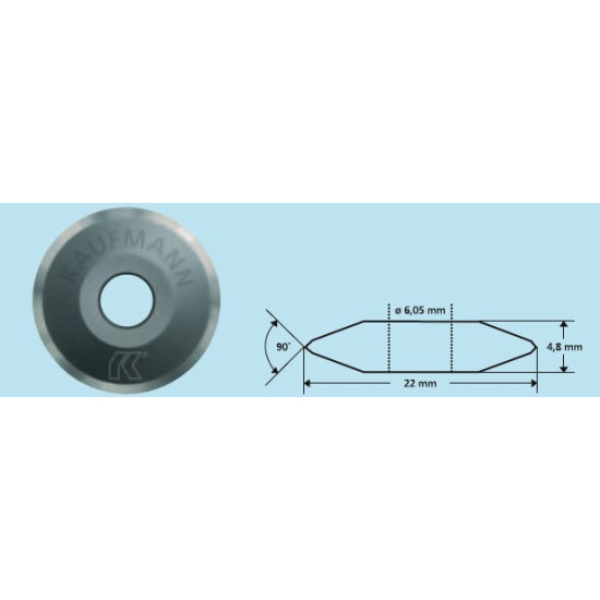Диск за плочки ф22 мм KAUFMANN
