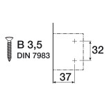 Основа за панти Salice BAV3M09F H.0