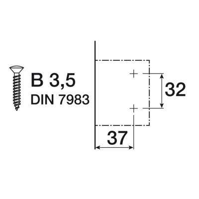 Основа за панти Salice BAV3M09F H.0