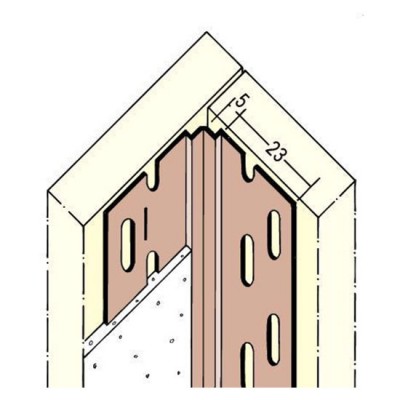 3770 PVC вътрешен ъгъл 70-135° /3050 мм 