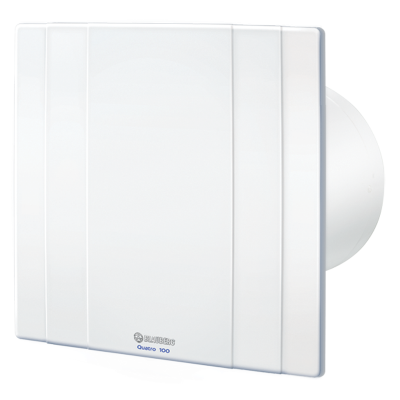 BLAUBERG QUATRO Ф100 - Дизайнерски вентилатор с двигател на лагери и обратна клапа