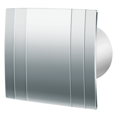 BLAUBERG QUATRO Ф100 - Дизайнерски вентилатор с двигател на лагери и обратна клапа