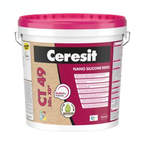 CERESIT CT 49 Нано силиконова боя за фасади