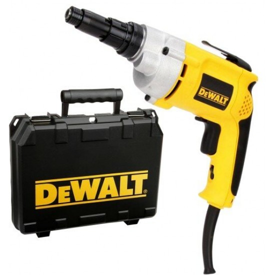 Ел. винтоверт DeWALT 1/4" с регулиране DW268K-QS