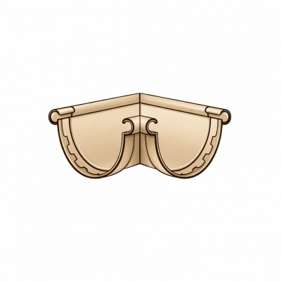 Ъгъл 90° за улук Nicoll, модел LG 25, ф115