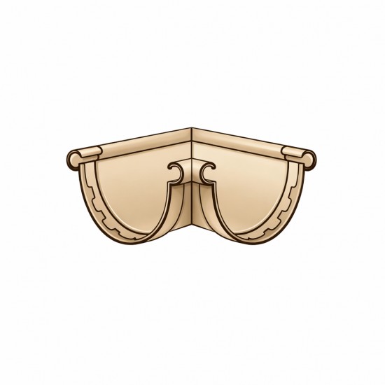 Ъгъл 90° за улук Nicoll, модел LG 25, ф115