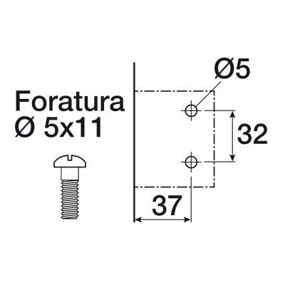 Основа за панти Salice BARGR09/16 H.0