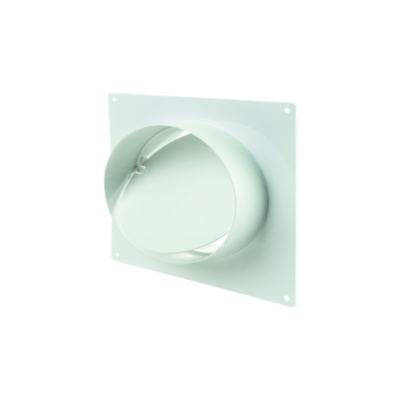 Конектор за стена с клапа Vents 1511 (съединител) за кръгли въздуховоди