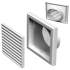 Пластмасова вентилационна решетка VENTS MV 120 S  187х142