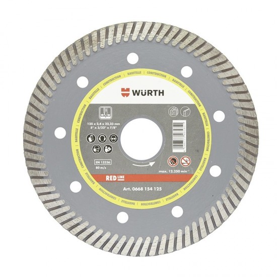 Диамантен диск Турбо WURTH