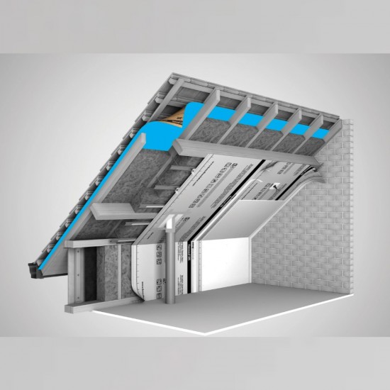 Трислойна подпокривна мембрана KNAUF FIXPLUS LDS 0.04 със самозалепващи ленти