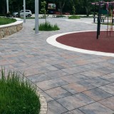 Плоча SEMMELROCK Appia Antica 40/40/5 сив меланж