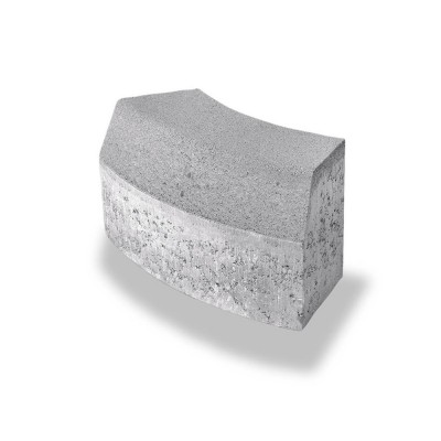 Бордюр SEMMELROCK за дъговидни участъци 39/15/25, R 0.5