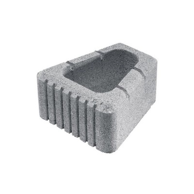 Сива кашпа SEMMELROCK Triflor