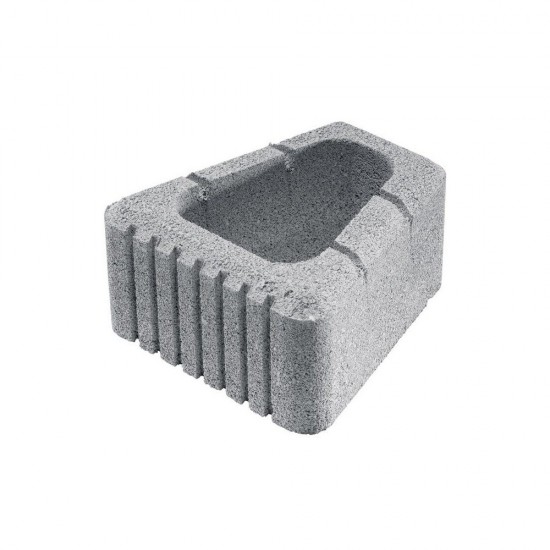 Сива кашпа SEMMELROCK Triflor