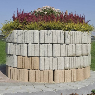 Сива кашпа SEMMELROCK Triflor