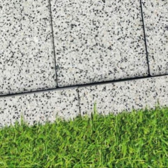 Градински бордюр SEMMELROCK Pastella мулти блок 25/6/12, сив, тип "мита"