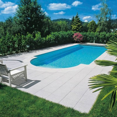 Плоча SEMMELROCK Pastella 40/40/5 - светлосив, тип "мита"