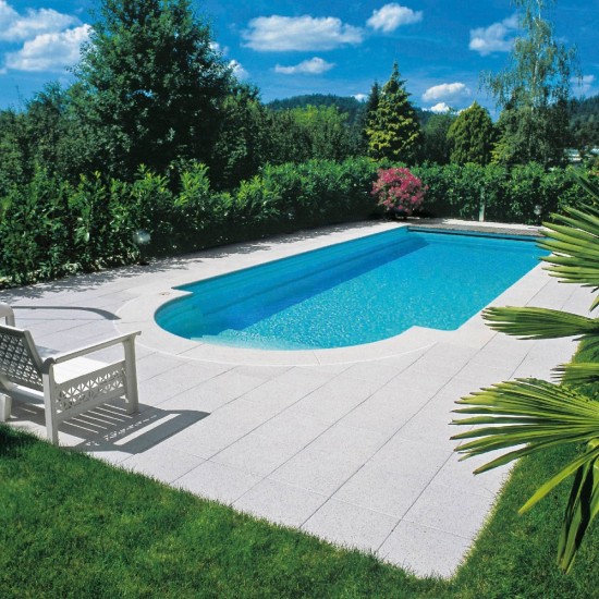 Плоча SEMMELROCK Pastella 40/40/5 - светлосив, тип "мита"