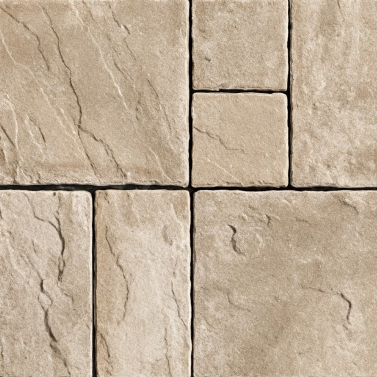 Настилка SEMMELROCK Suprema combi жълто-кафяв меланж 