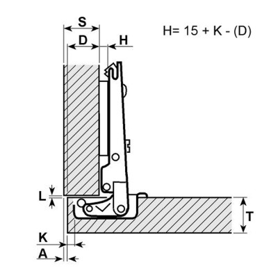 Панта Salice C2A6A99 покрит кант