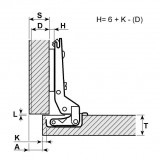 Панта Salice C2AAP99 открит кант