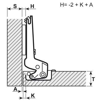 Панта Salice C7A6PE9   открит кант