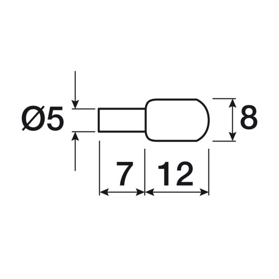 Рафтоносач плосък- 100 бр